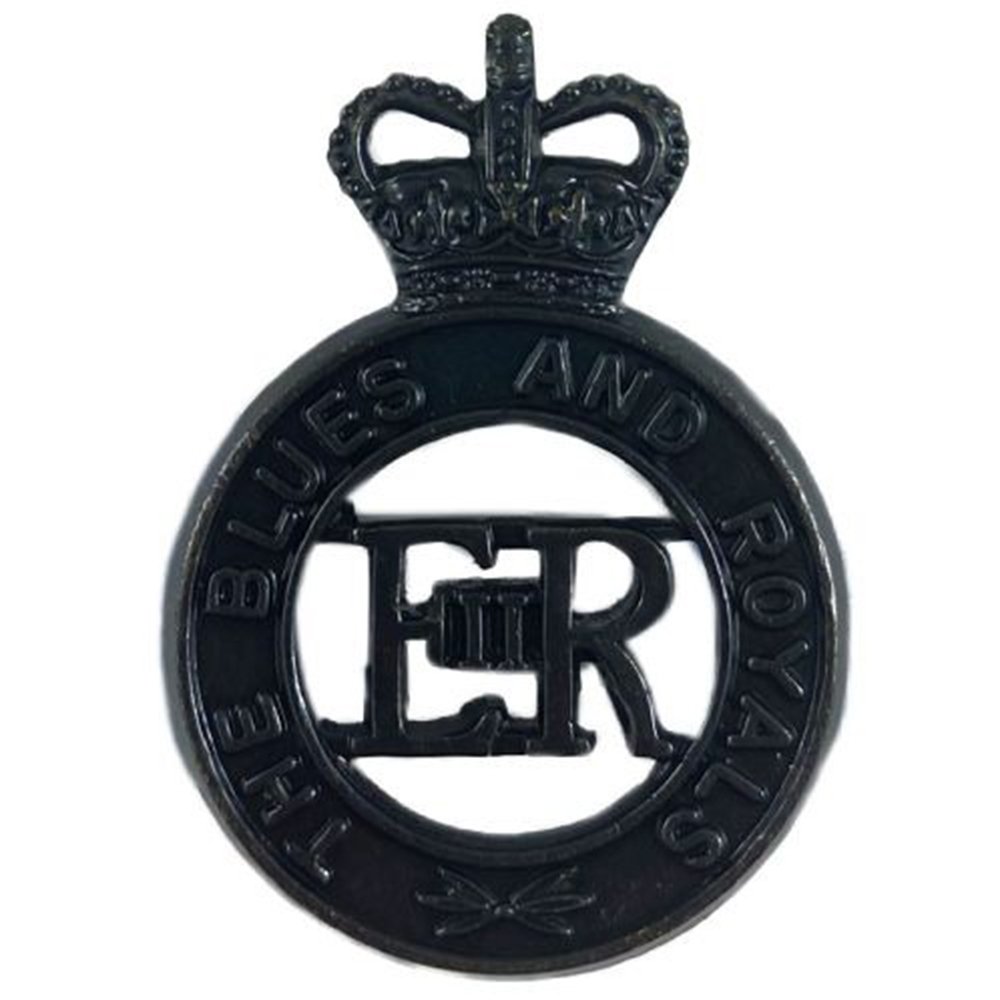 Blues & Royals Polished Bronze Cap Badge M-B 17508 - Image 1